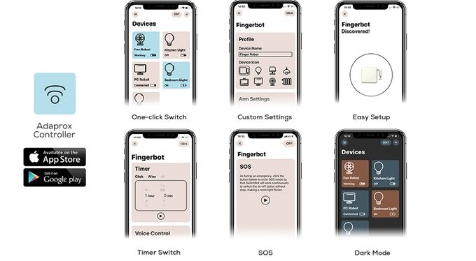 Adaprox Controler App para controlar los dispositivos desde tu teléfono