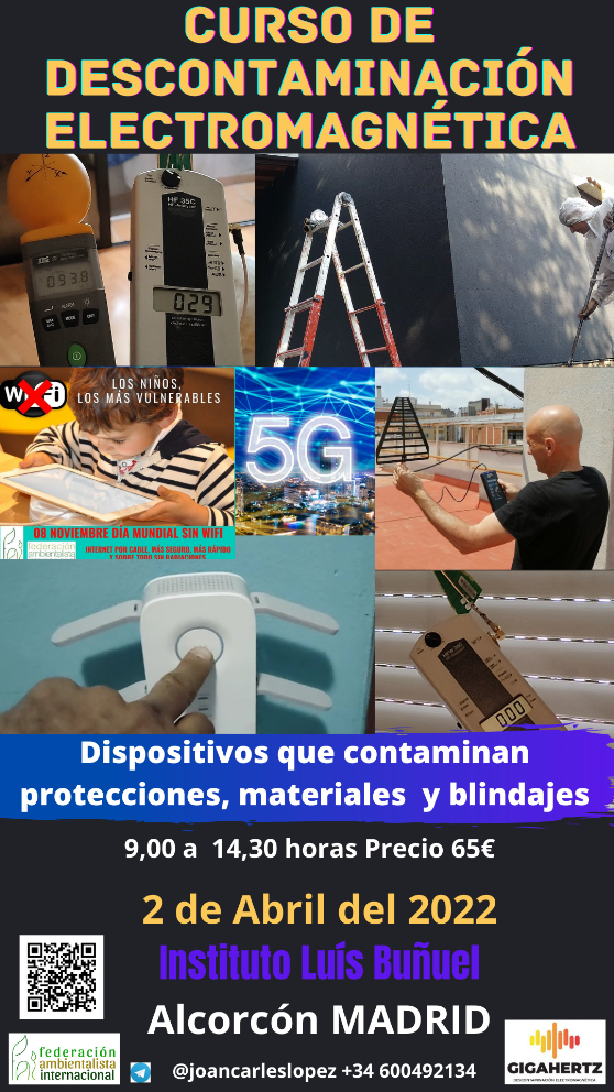 Curso de Descontaminación electromagnética en Alcorcón, Madrid